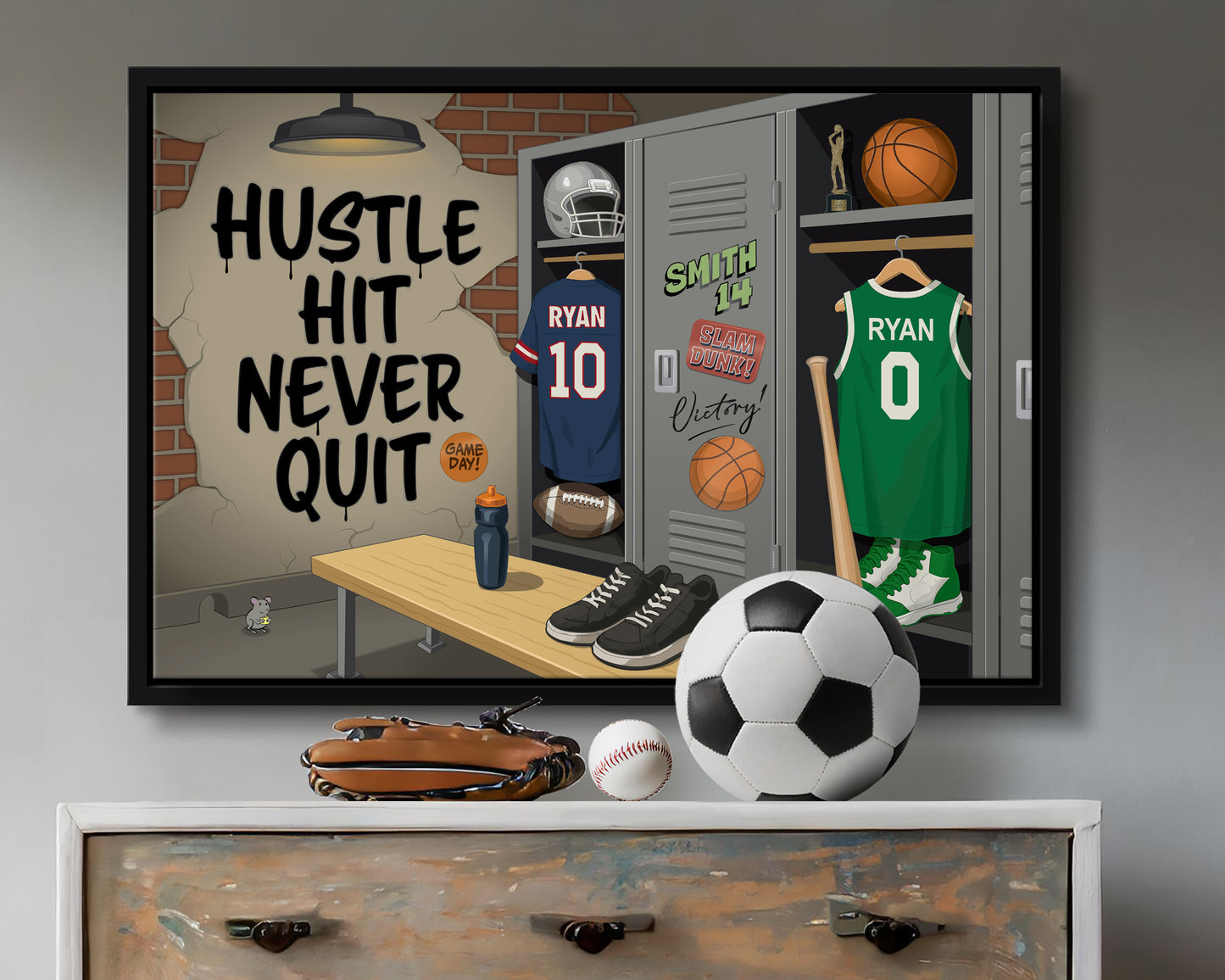 Signature Series Sports Locker Room Canvas