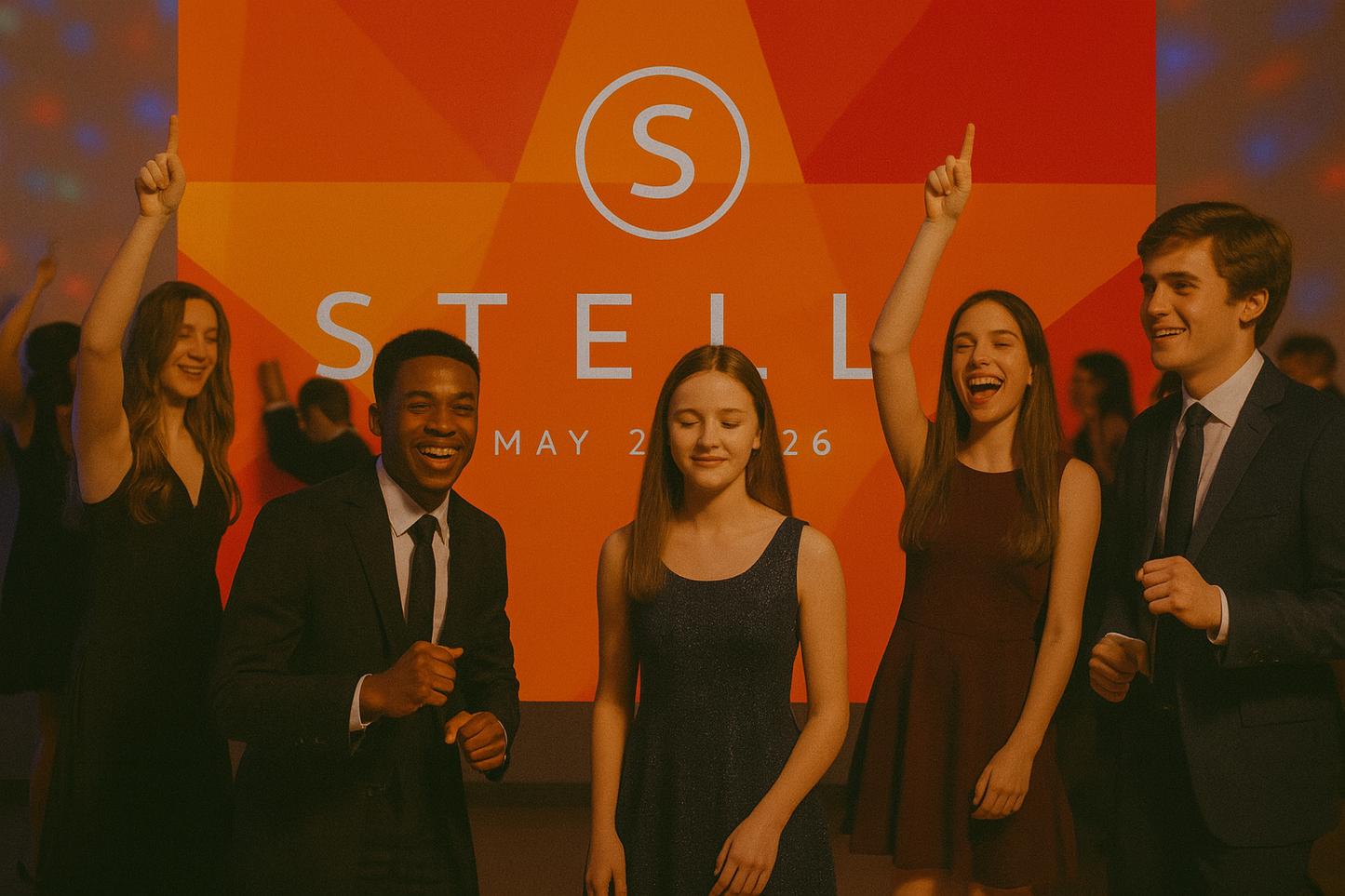 Modern Star Party Backdrop