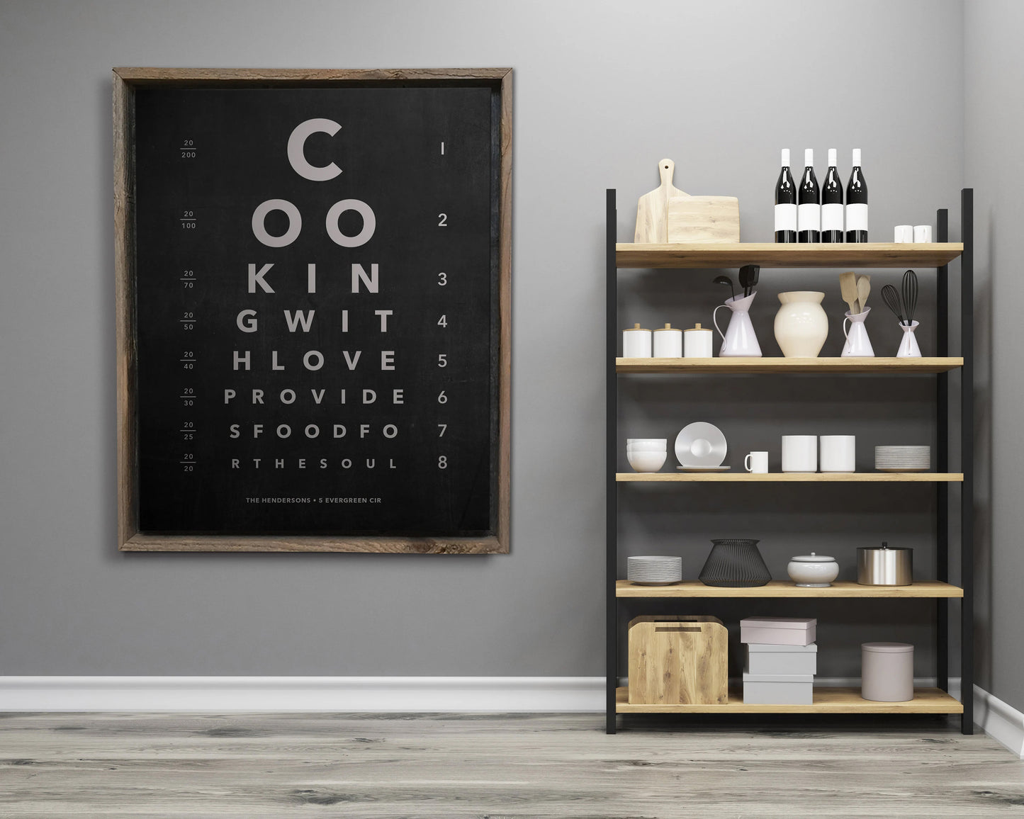 Custom Message Eye Chart