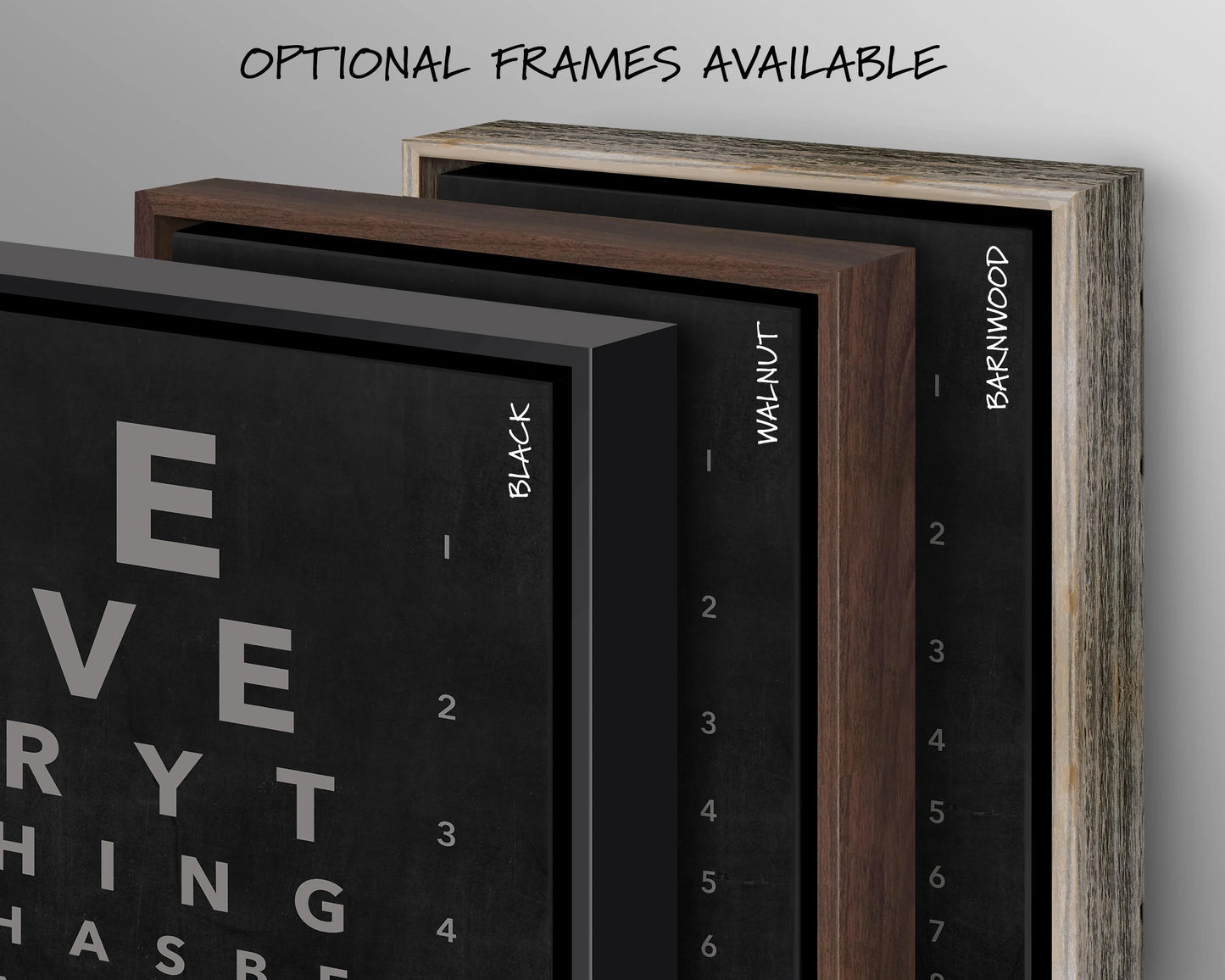 Custom Message Eye Chart