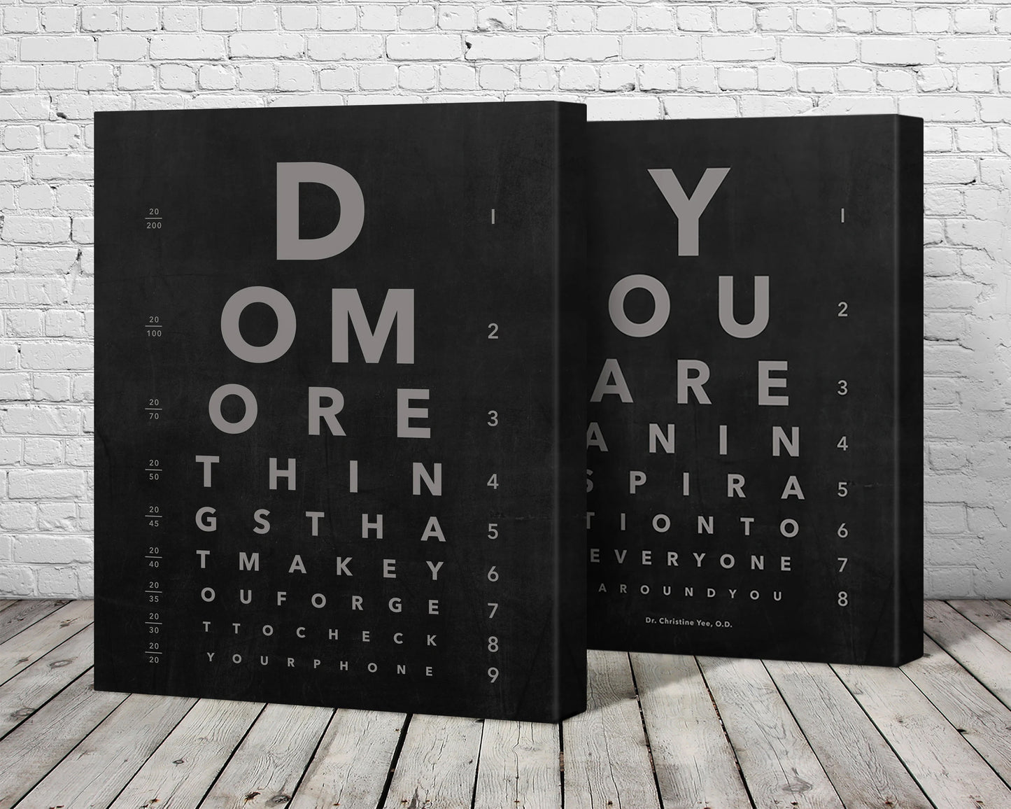 Custom Message Eye Chart