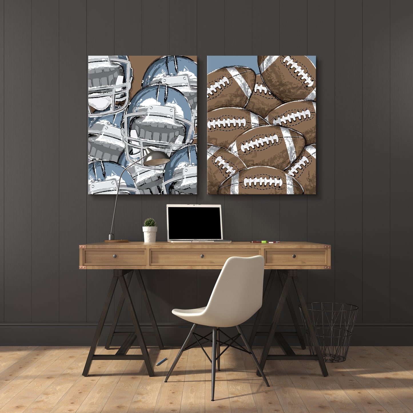 Football Canvas Set