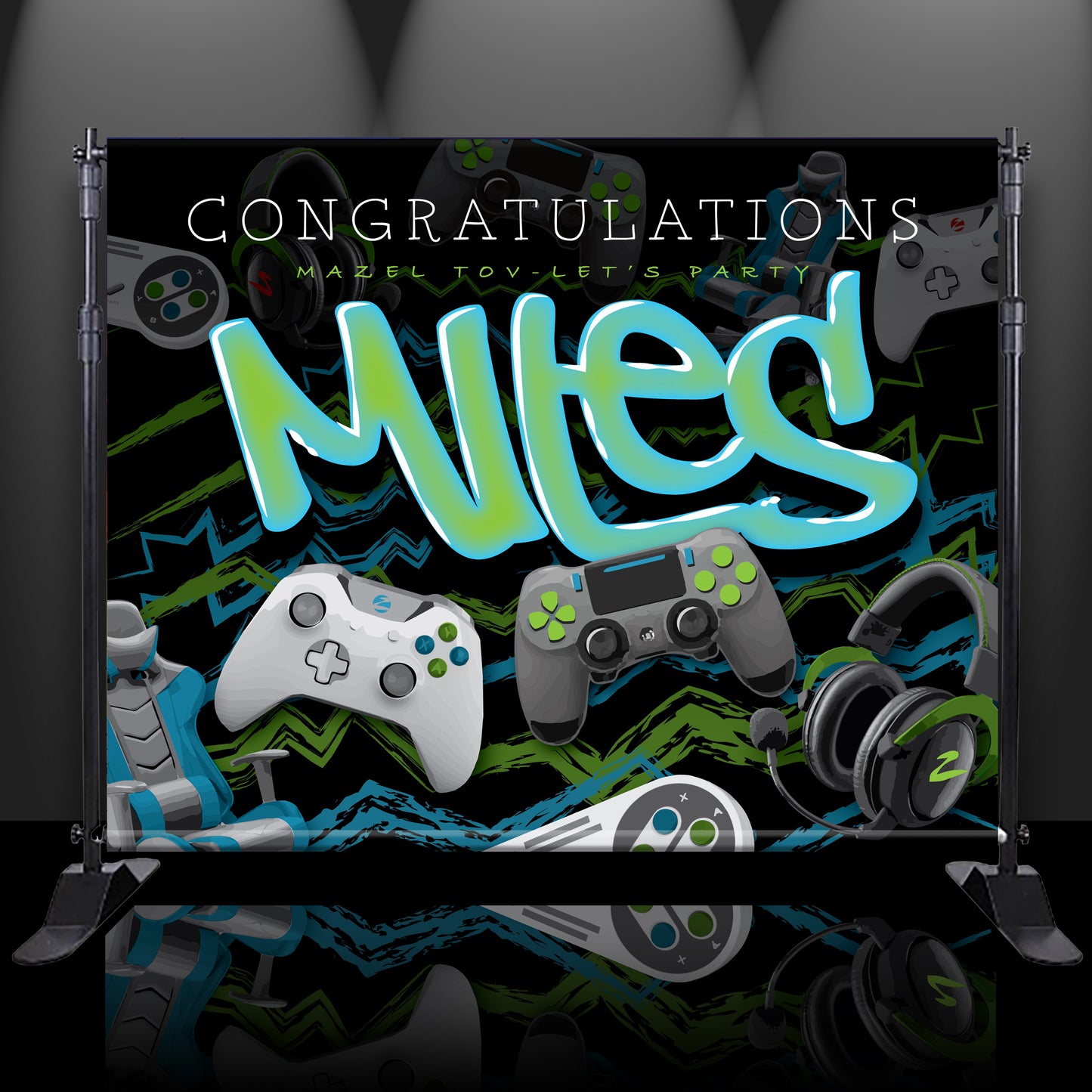 Personalized Gamer Custom Event Banner