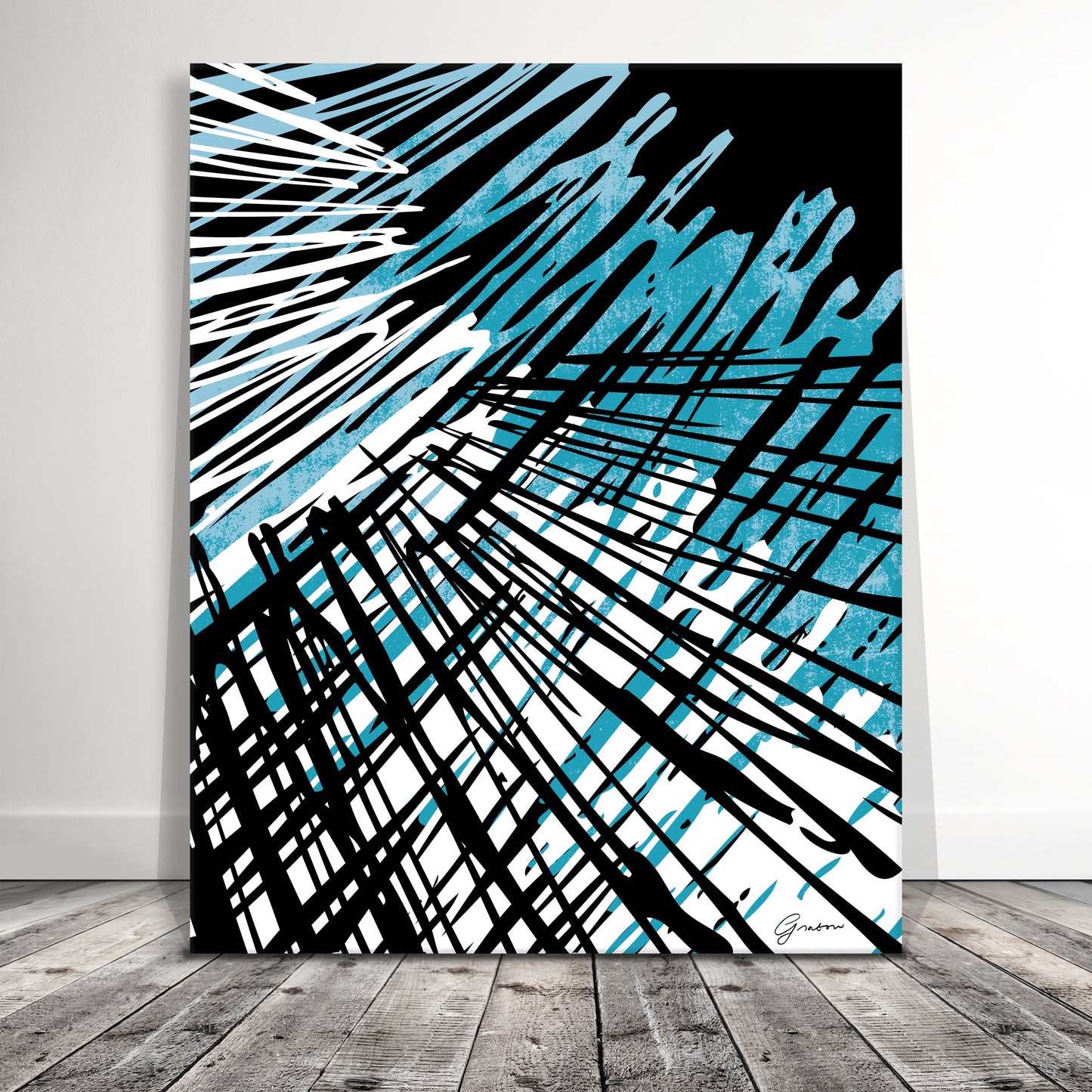 "Scribble" Modern Abstract