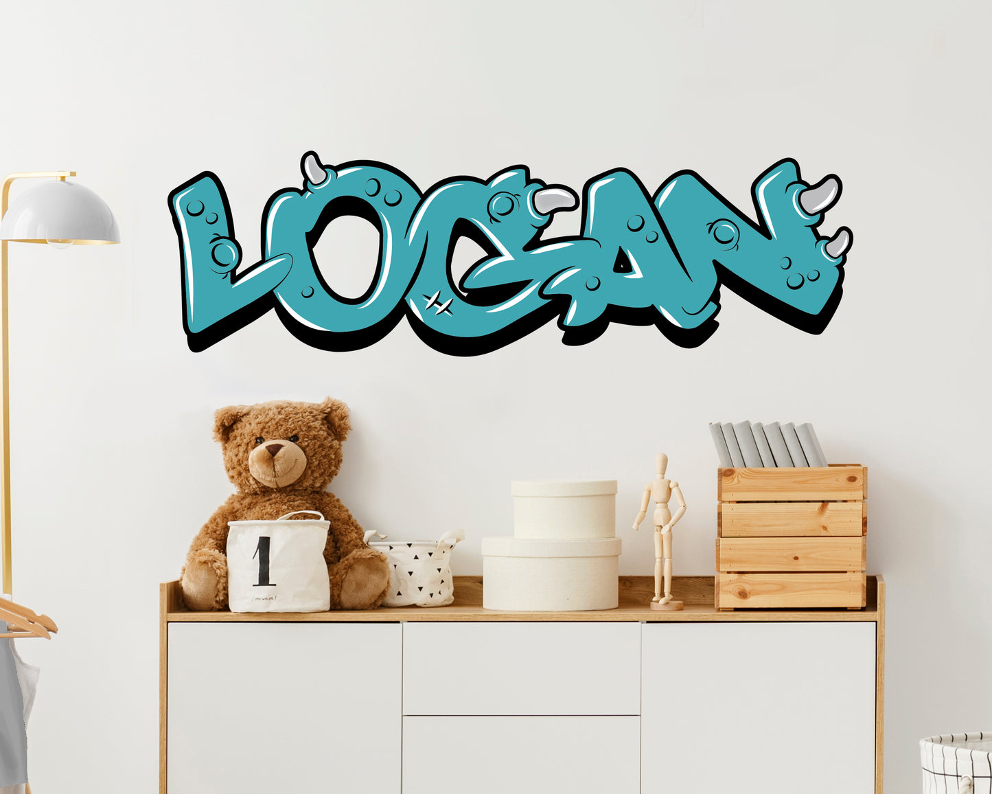 'Lil Monster Name Decal