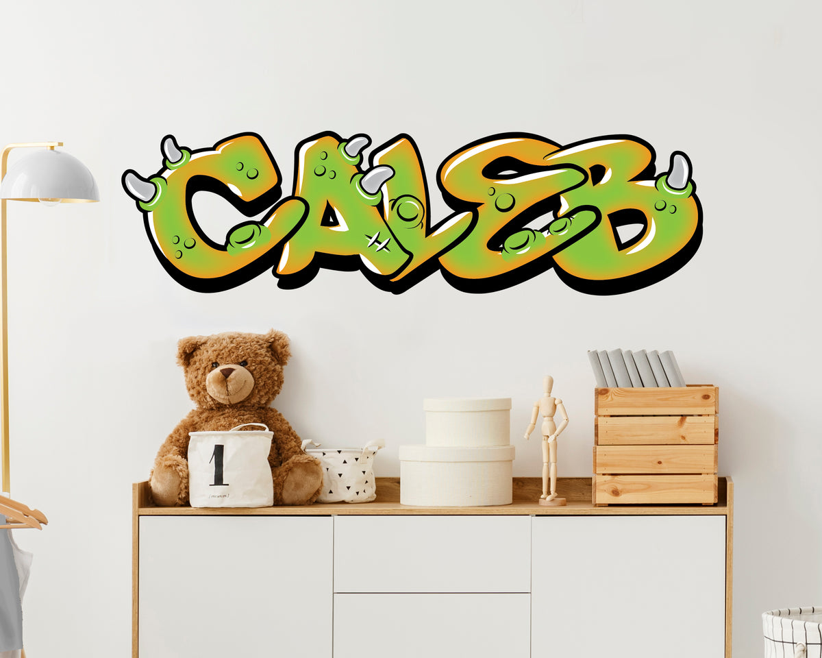 'Lil Monster Name Decal