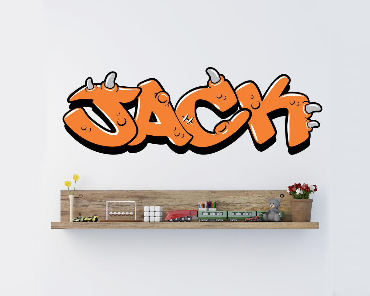 'Lil Monster Name Decal