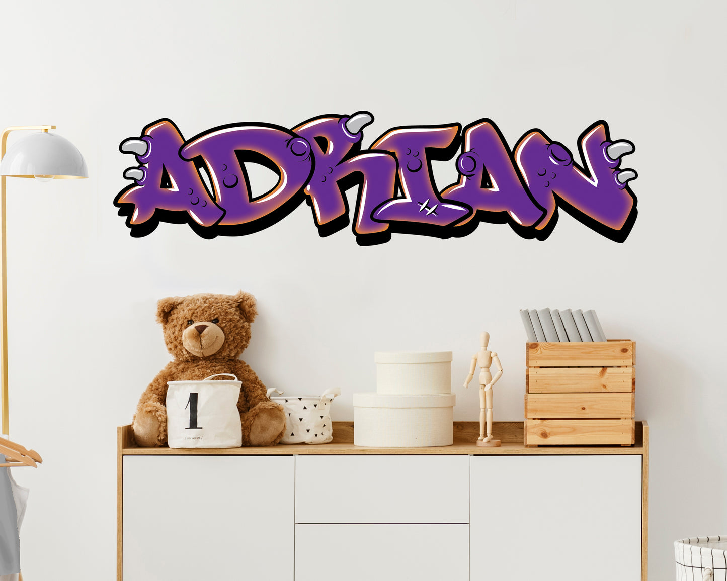 'Lil Monster Name Decal