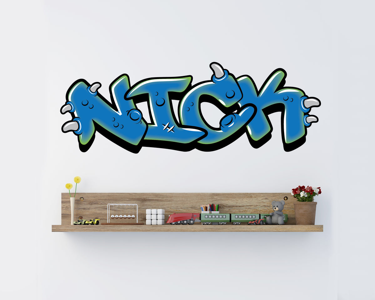 'Lil Monster Name Decal