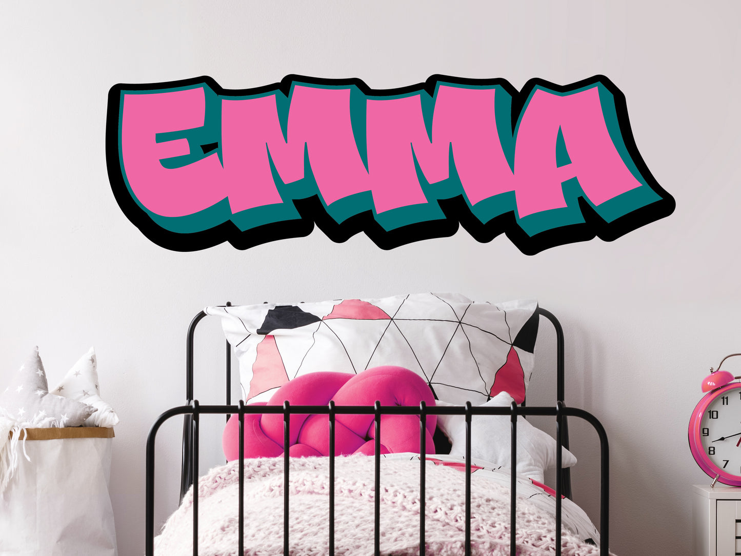 Personalized Graffiti Style Name Wall Decal