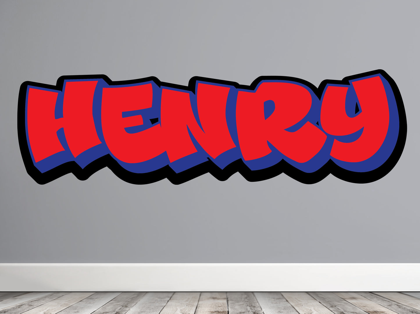 Personalized Graffiti Style Name Wall Decal