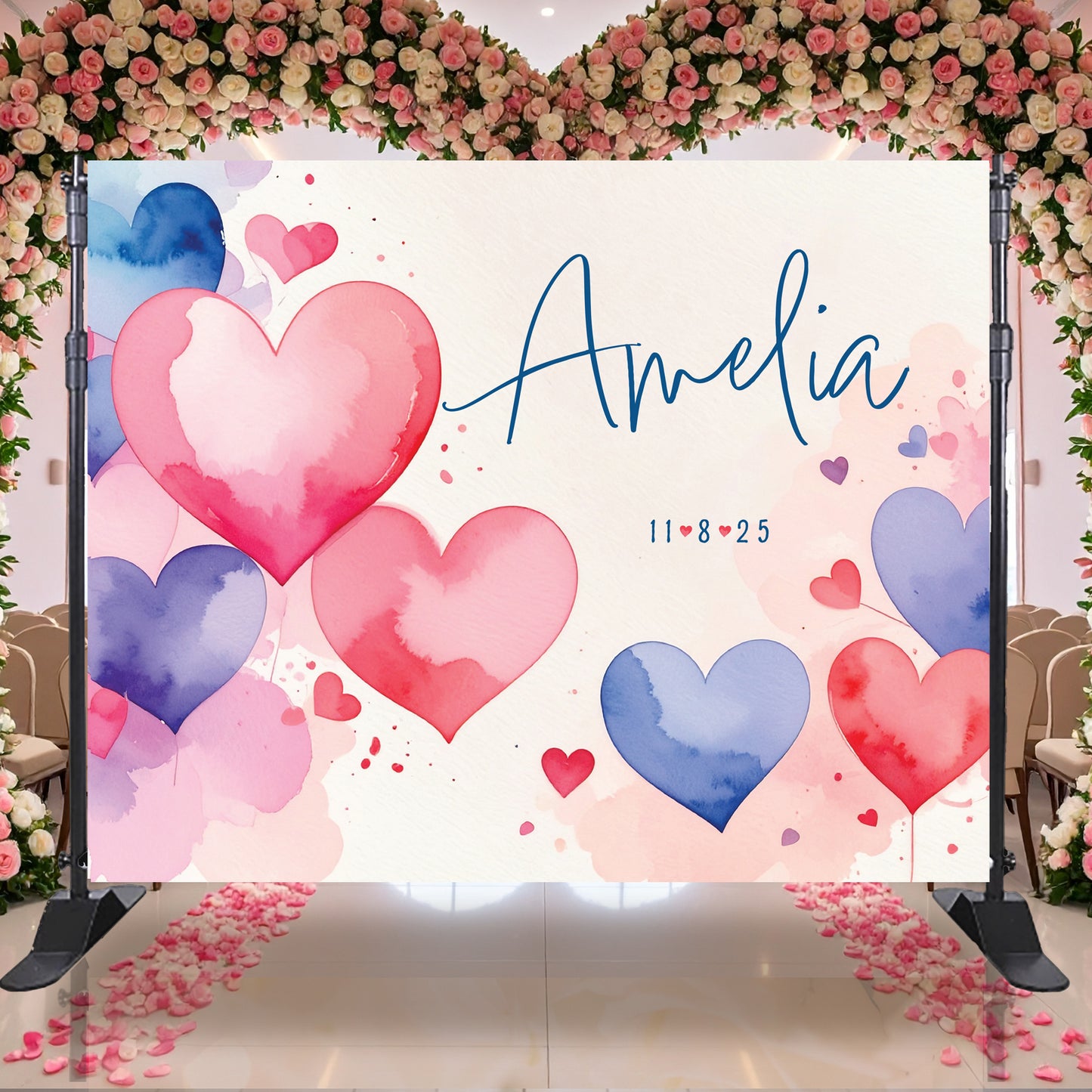 Heartfelt Birthday Backdrop