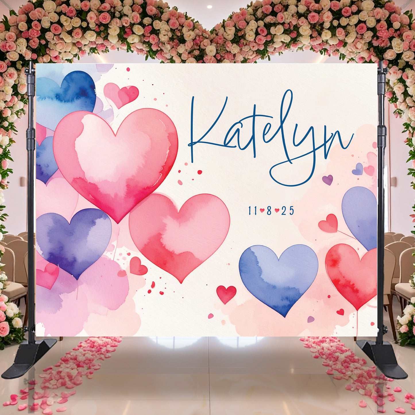 Heartfelt Birthday Backdrop