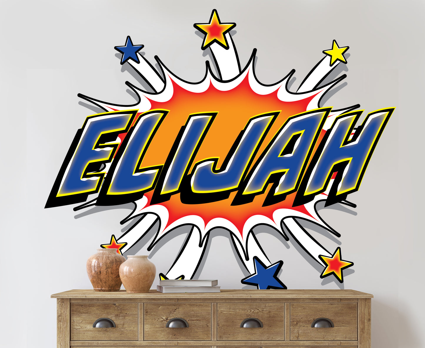 Graffiti Name Star Decal