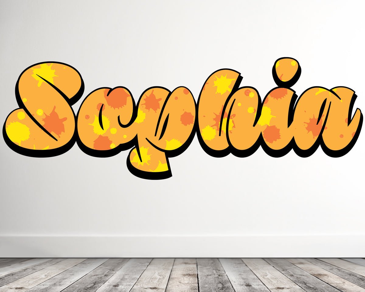 Personalized Curvaceous Name Decal