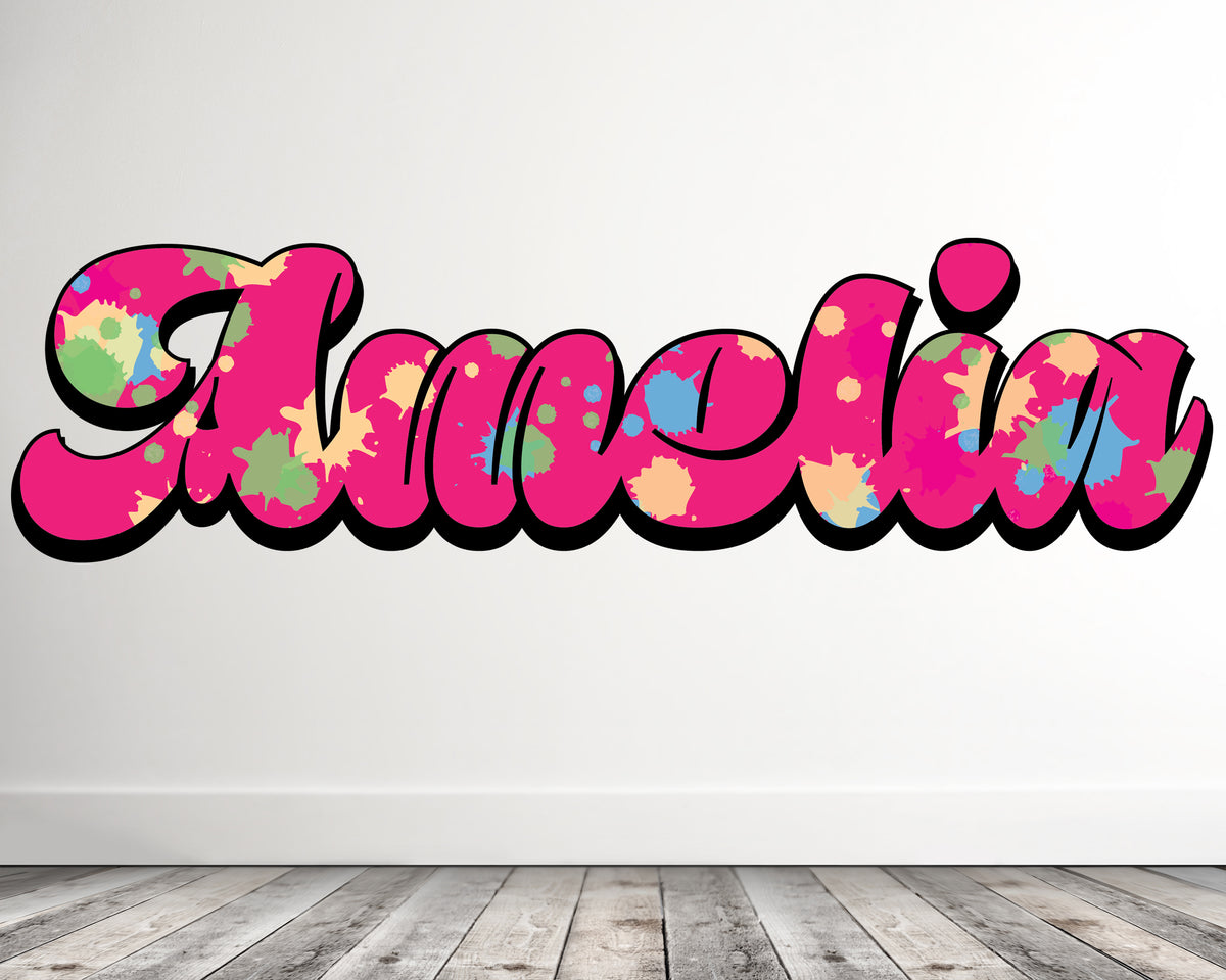 Personalized Curvaceous Name Decal