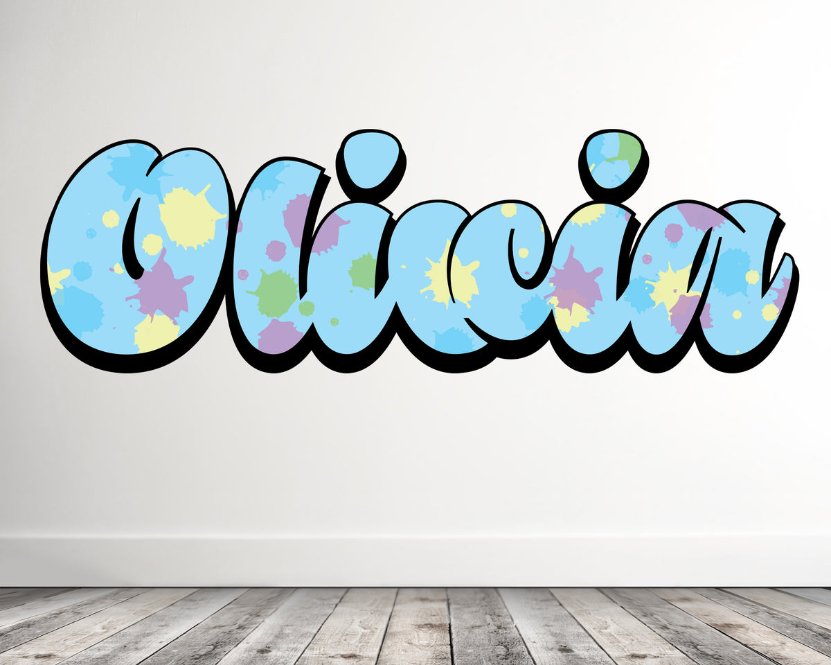 Personalized Curvaceous Name Decal