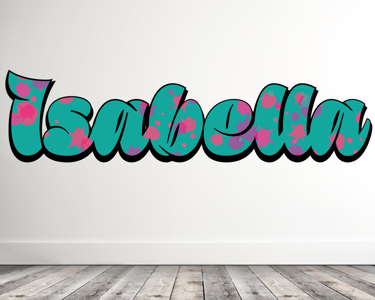 Personalized Curvaceous Name Decal