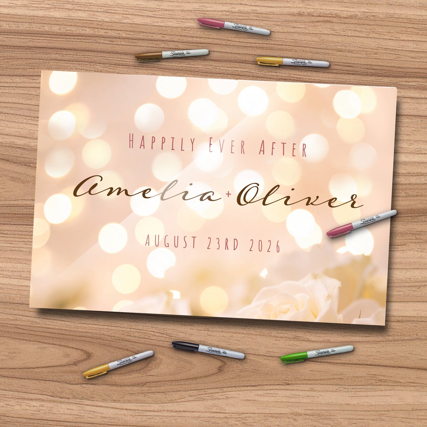 Wedding Floral A Event Sign In Board (Copy)