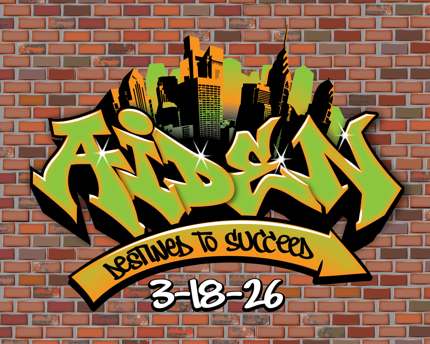 Graffiti City Theme Event Banner