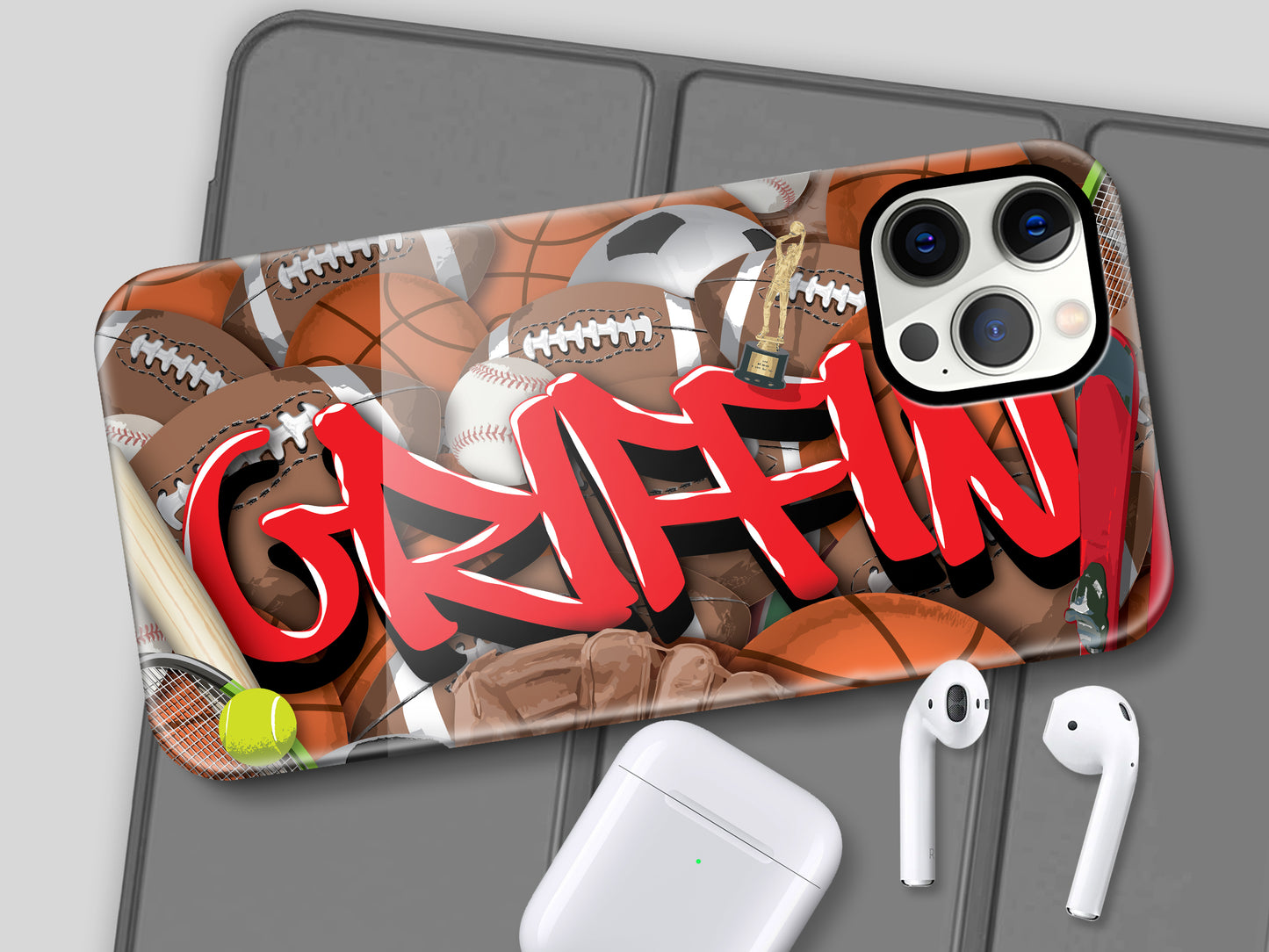 Personalized Sports Graffiti Name Phone Case