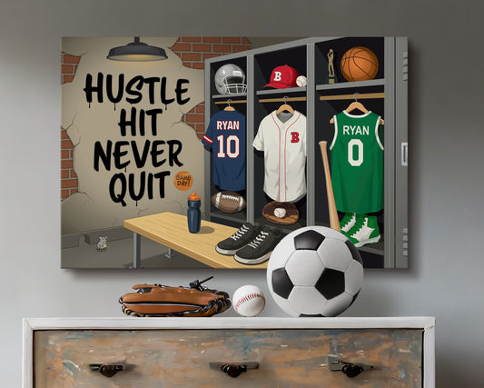Signature Series Sports Locker Room Canvas