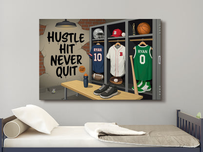 Signature Series Sports Locker Room Canvas