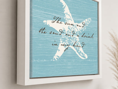 Custom Message Beach Art