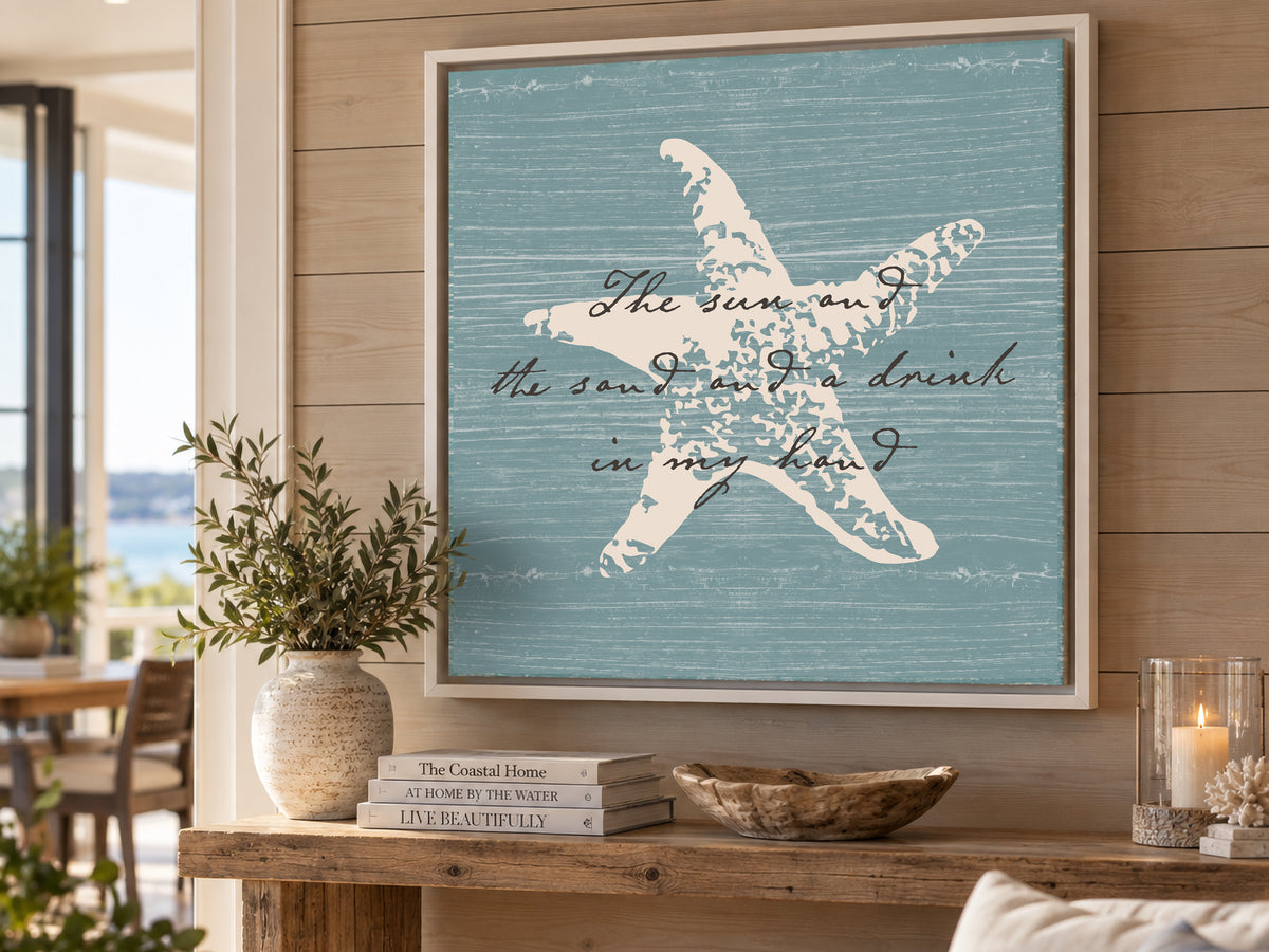 Custom Message Beach Art