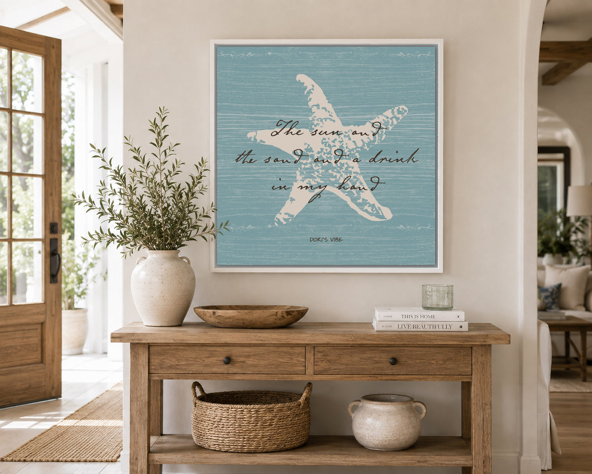 Custom Message Beach Art