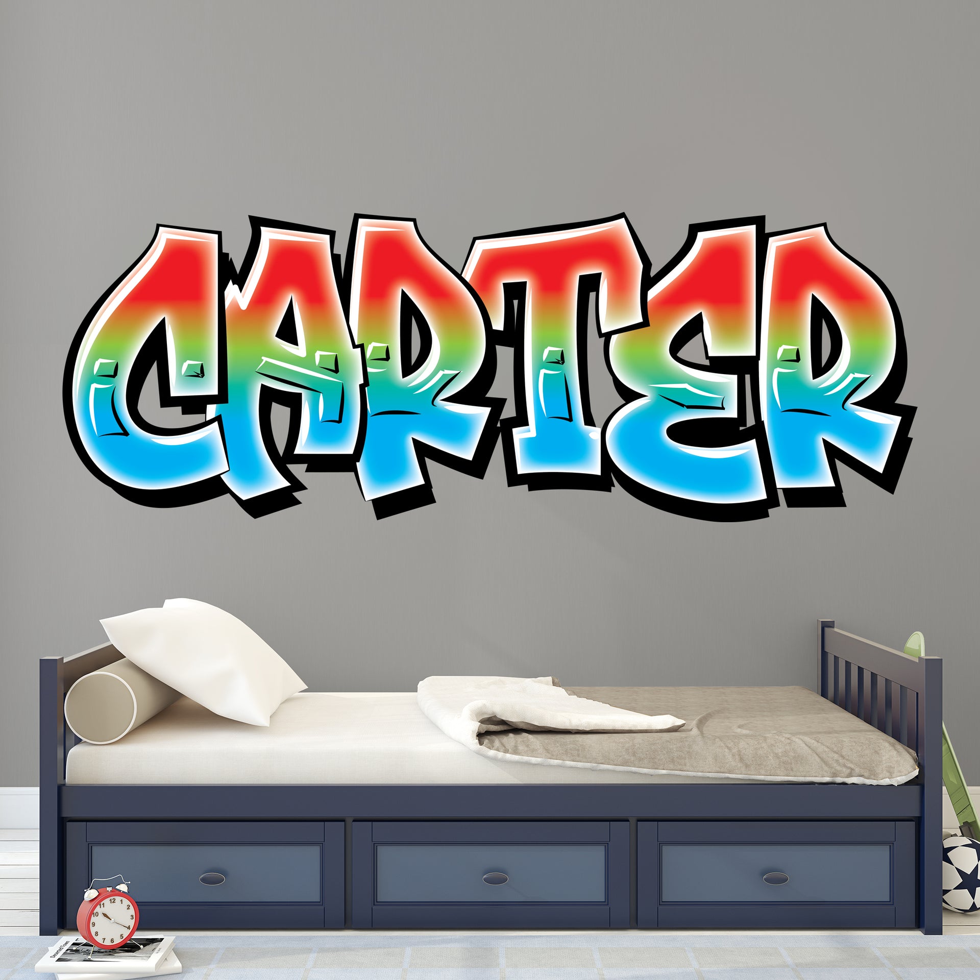 1:18 - 1:24 Garage Graffiti Mura - Stacca E Applicare Adesivi