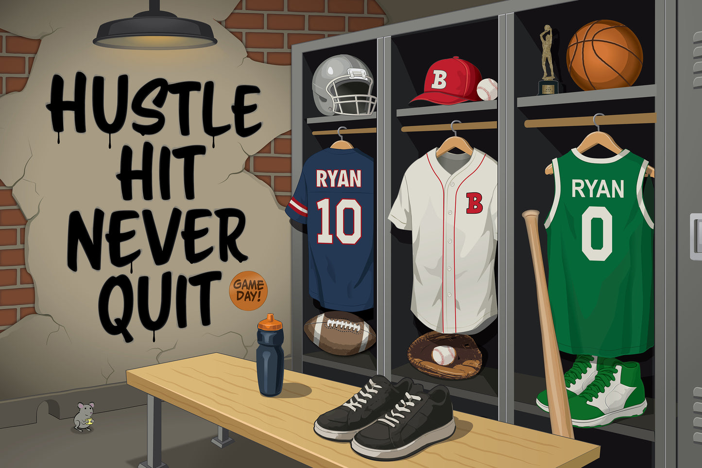Signature Series Sports Locker Room Canvas