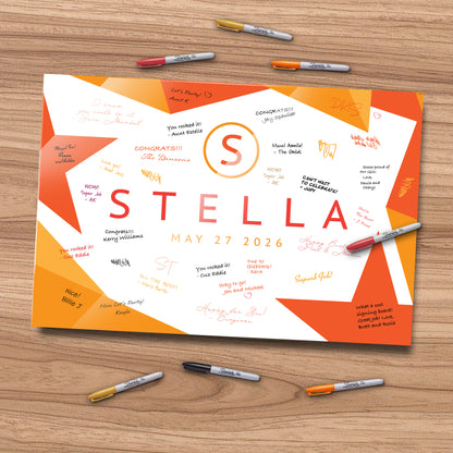 Modern Star Signing Board