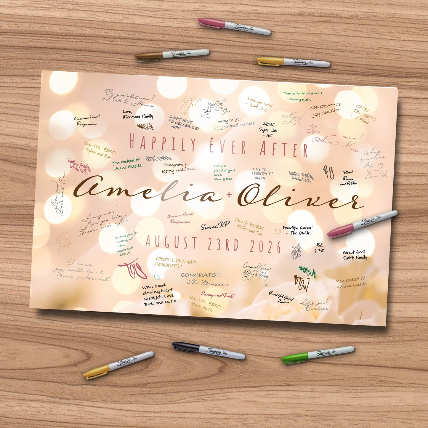 Wedding Floral A Event Sign In Board (Copy)