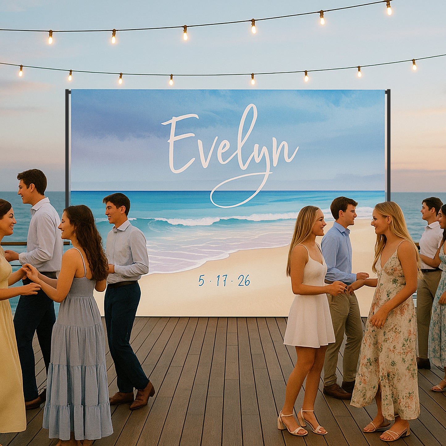 Beach Theme Backdrop