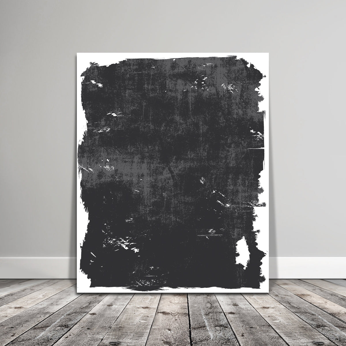 Rustic Black and White Canvas Art: Bold Neutral Home Decor