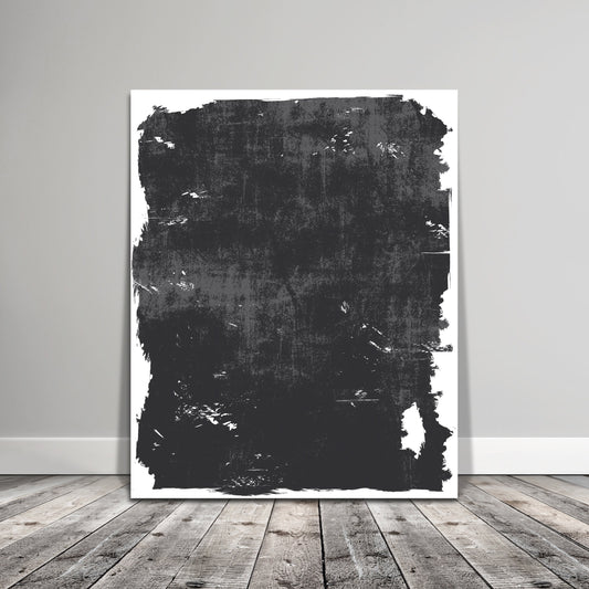 Rustic Black and White Canvas Art: Bold Neutral Home Decor