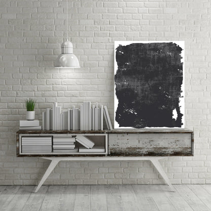 Rustic Black and White Canvas Art: Bold Neutral Home Decor