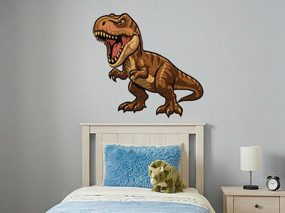 T-Rex Dinosaur Wall Decal, Dinosaur Wall Sticker for Kids Room, Jurassic Dinosaur Bedroom Decor, T-Rex Wall Art, Dinosaur Nursery Wall Decor