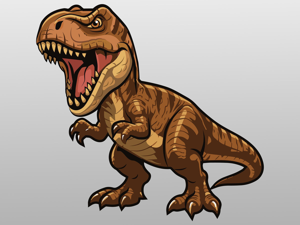 T-Rex Dinosaur Wall Decal, Dinosaur Wall Sticker for Kids Room, Jurassic Dinosaur Bedroom Decor, T-Rex Wall Art, Dinosaur Nursery Wall Decor
