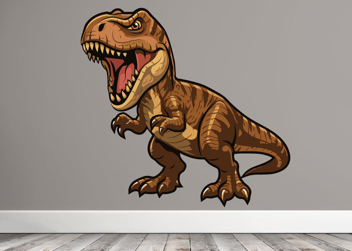 T-Rex Dinosaur Wall Decal, Dinosaur Wall Sticker for Kids Room, Jurassic Dinosaur Bedroom Decor, T-Rex Wall Art, Dinosaur Nursery Wall Decor
