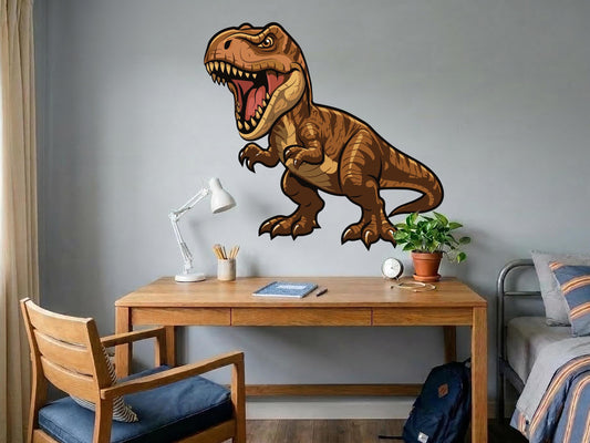 T-Rex Dinosaur Wall Decal, Dinosaur Wall Sticker for Kids Room, Jurassic Dinosaur Bedroom Decor, T-Rex Wall Art, Dinosaur Nursery Wall Decor