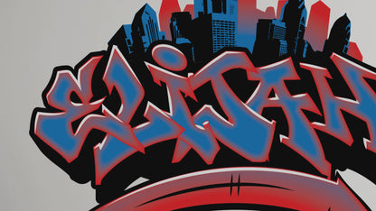 Personalized Graffiti Name City Decal